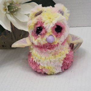Hatchimals Spinmaster Pink Yellow Purple Owl Bird Eye Light Up Interactive Sound